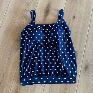 Lands End - Women’s Blouson Tankini Top (Size 6 / D-cup)